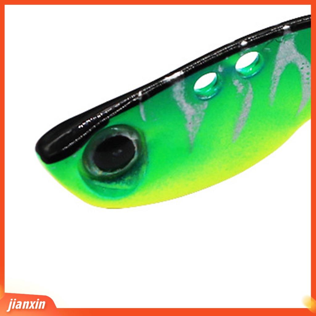 (In Stock) 5Pcs 28mm Mini Getar 3D Mata Memancing Umpan Logam Umpan Palsu Untuk Outdoor