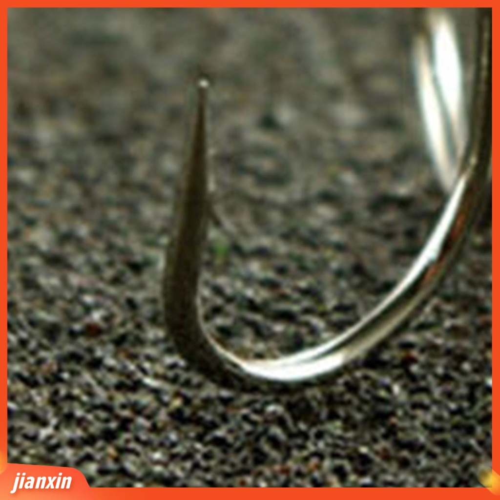 (In Stock) 50Pcs Pengait Treble Pancing Tajam Bahan Baja Karbon Fishing Tackles Dengan Kotak Plastik