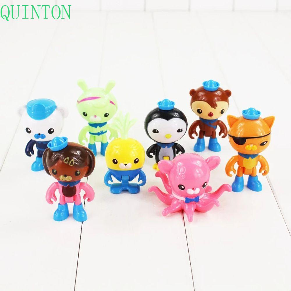 QUINTON Action Figure Kartun Untuk Anak Figure Mainan Shellington Barnacles Dashi Ocean Adventure Team