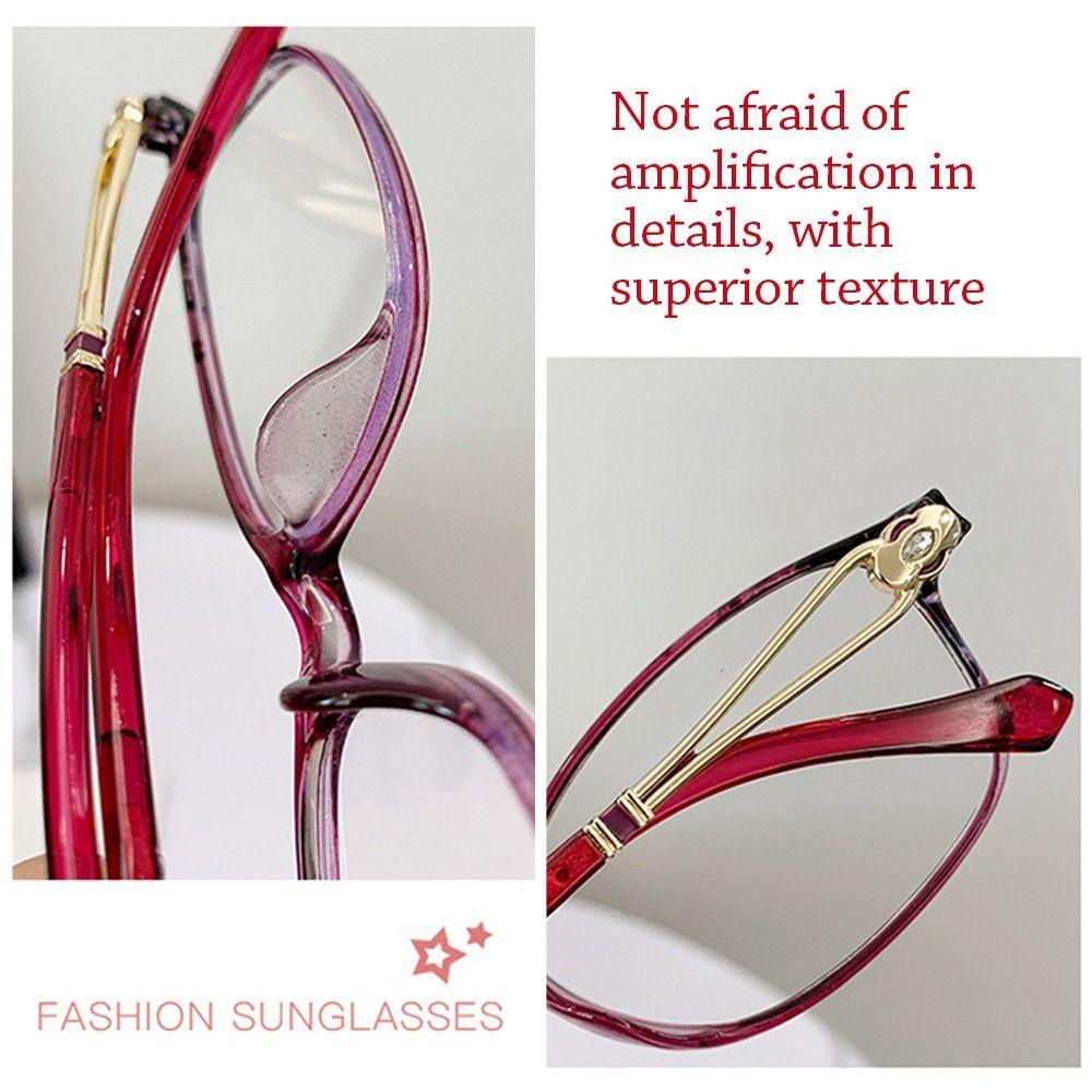 LILY Frame Ultra Ringan, Kacamata Baca Pelindung Mata, Fashion Anti-Cahaya Biru Elegan Kacamata Hiperopia Portabel Untuk Pria Wanita