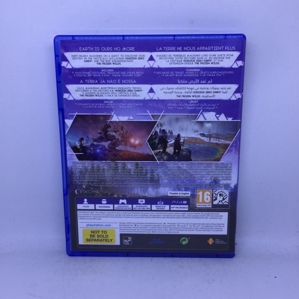 BD PS4 HZD Horizon Zero Dawn Complete Edition