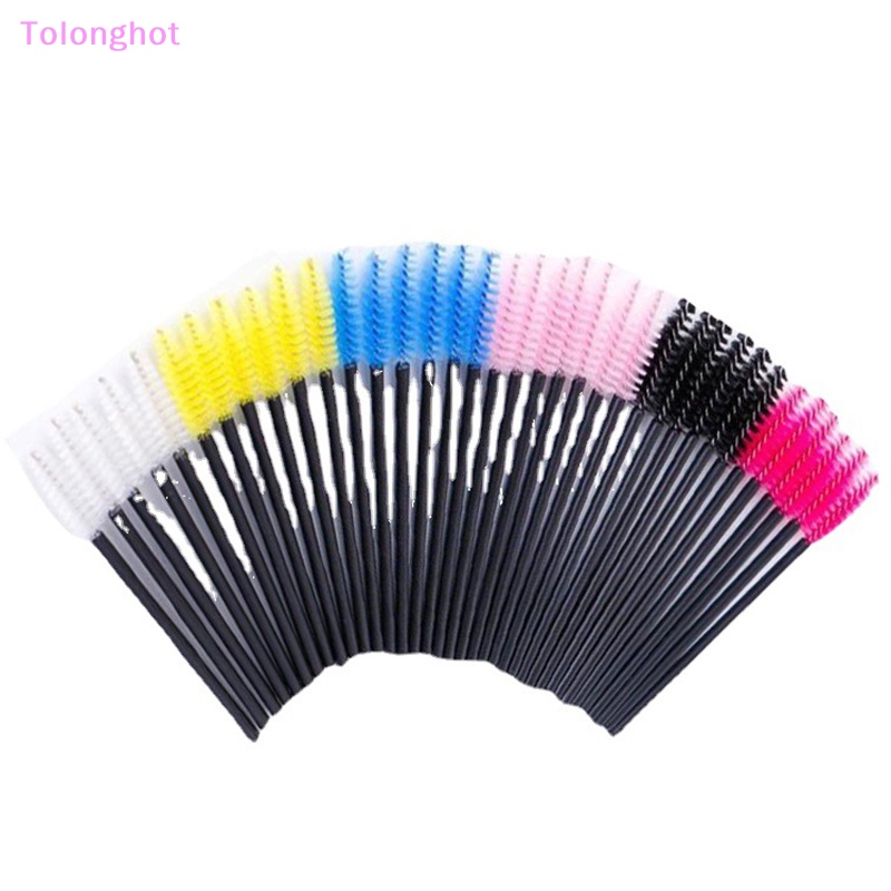 Tolonghot&gt; Eyelash Brush Extension Multi Warna Bulu Mata Mini Make Up Brushes Alis Maskara Tongkat Aplikator Fleksibel Bisa Bengkok Dengan Baik