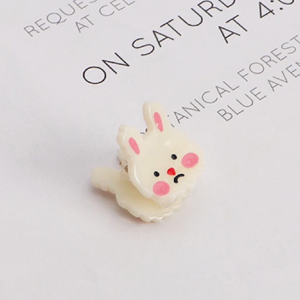 AUGUSTINA Hair Claw Clip Mini Bunny Cherry Smile Face Beruang Akrilik Gaya Korea Jepit Rambut