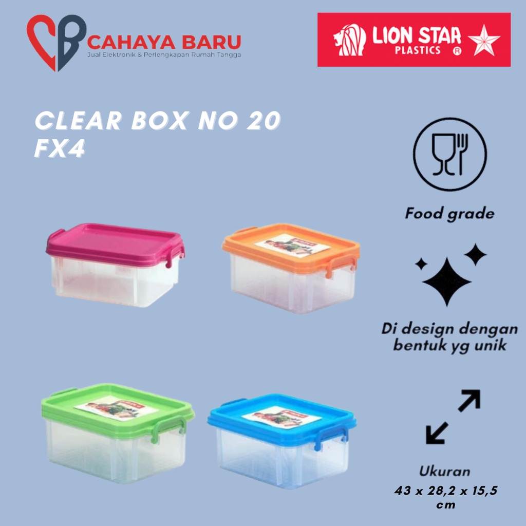 

LION STAR CLEAR BOX NO 20 FX4