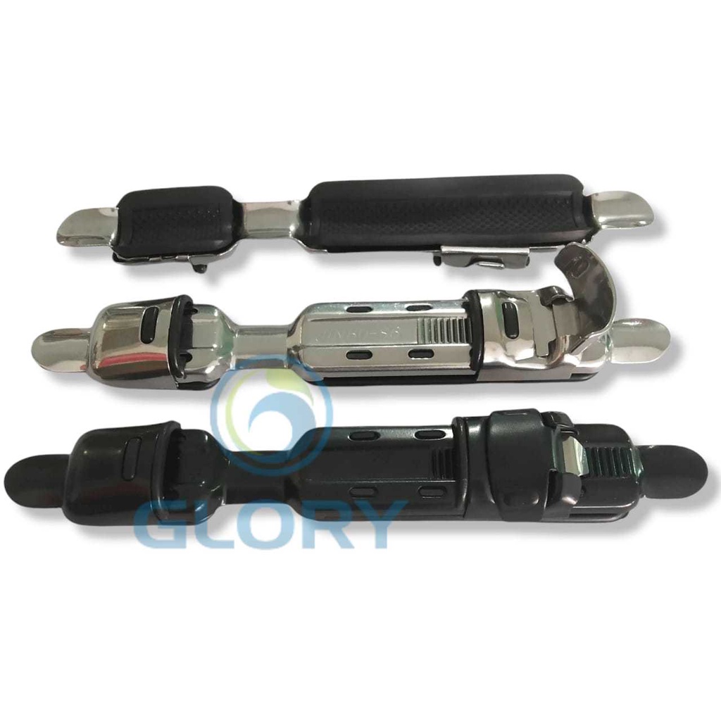 Reel Seat Jinbo S6 Warna Hitam Dan Putih Crome Dudukan Rell Spinning Tokos Pada Joran Tegek Pancing 