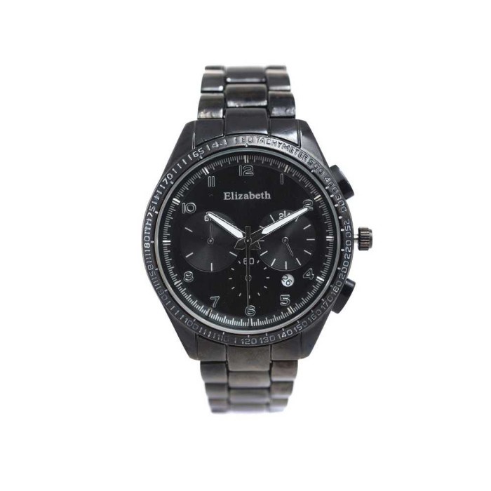 ORIGINAL Jam Tangan Pria Elizabeth 2207-0050 - Black
