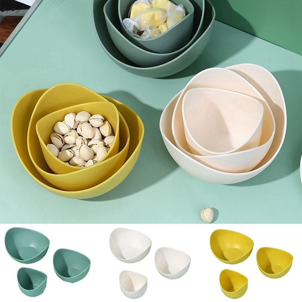 Stackable Multifunction Fruit Bowl Mangkuk Buah Multifungsi Dapat Ditumpuk Praktis Kapasitas Besar Nampan Saji Hias Plastik Kacang