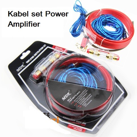 Kabel set untuk power amplifier/subwoofer