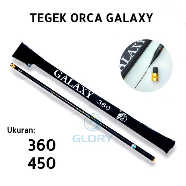 Joran Tegek Orca Galaxy 360 450 540 High Performance Carbon Ruas Panjang Tangkai Atau Tongkat Pancing Galaxi Bahan Dari Karbon Premium Action Kaku Ringan Dan Super Kuat Murah Berkualitas .