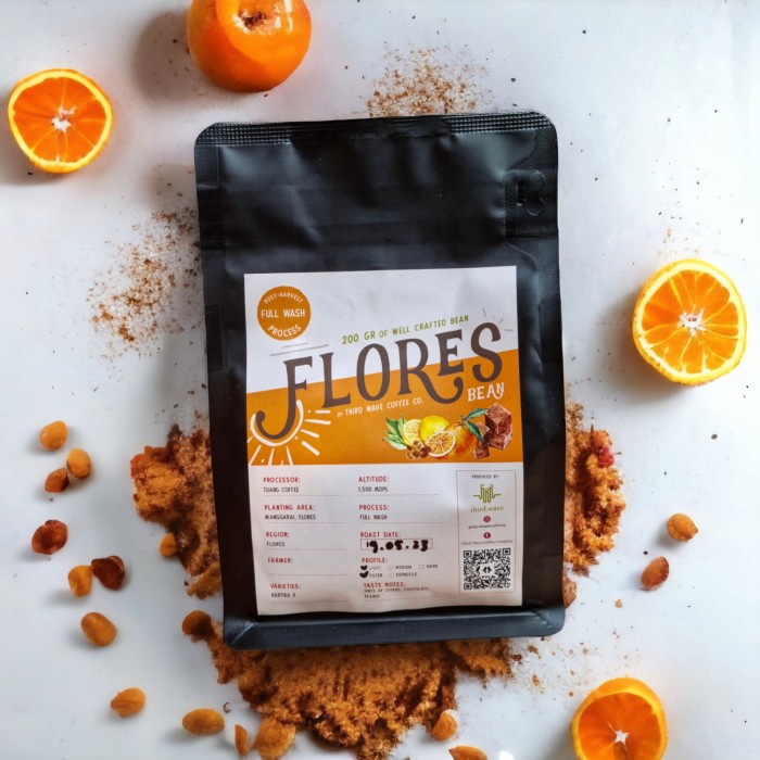 

Biji Kopi Arabika Single Origin Filter Flores Manggarai Full Washed Third Wave Coffee