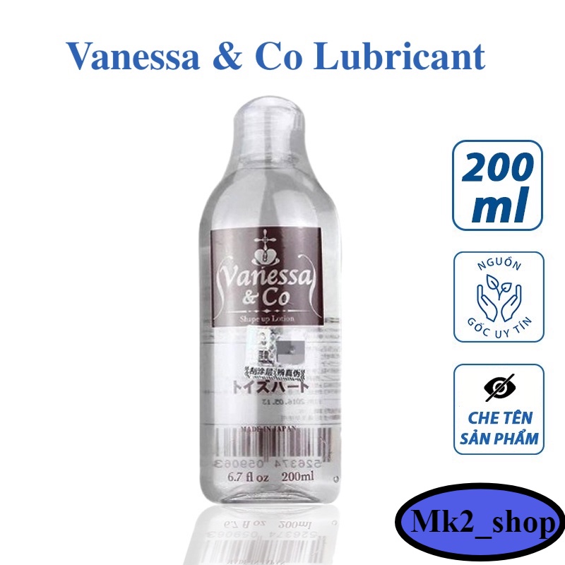 LUBRICANT VANESSA & CO 200ML PELICIN SEX PELUMAS ORIGINAL MADE IN JAPAN TERBAIK