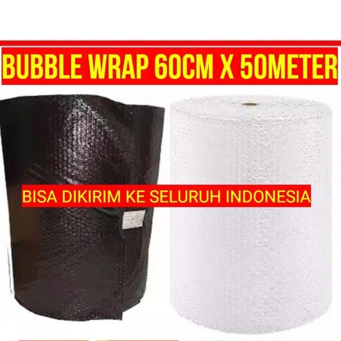 

BUBBLE WRAP 60CM X 50M/ 40CM X 50M /30CM X 50M HITAM BENING