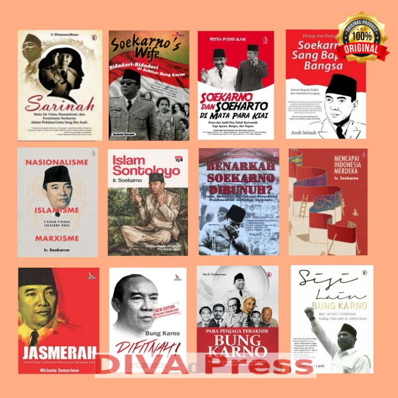 buku jas merah/islam sontoloyo/buku bung Karno/soekarno/nasionalisme islamisme marsxisme/sisi lain b