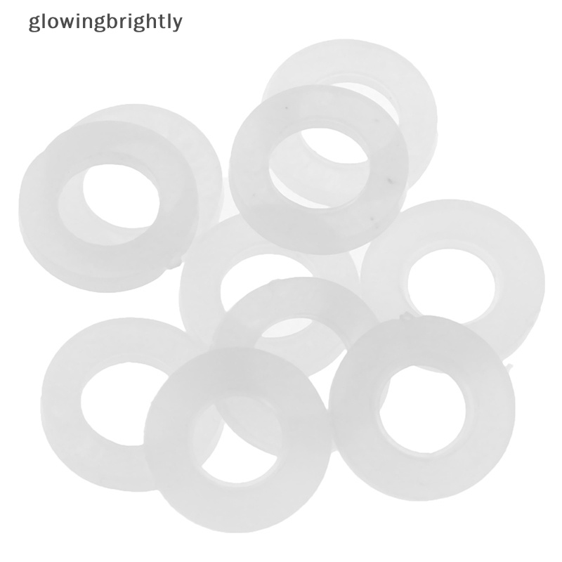 [glowingbrightly] 1per2&quot; 3 /4&quot; 1&quot;karet Ring Silicon PTFE Flat Gasket Sealing Ring Untuk Shower Nozzle TFX