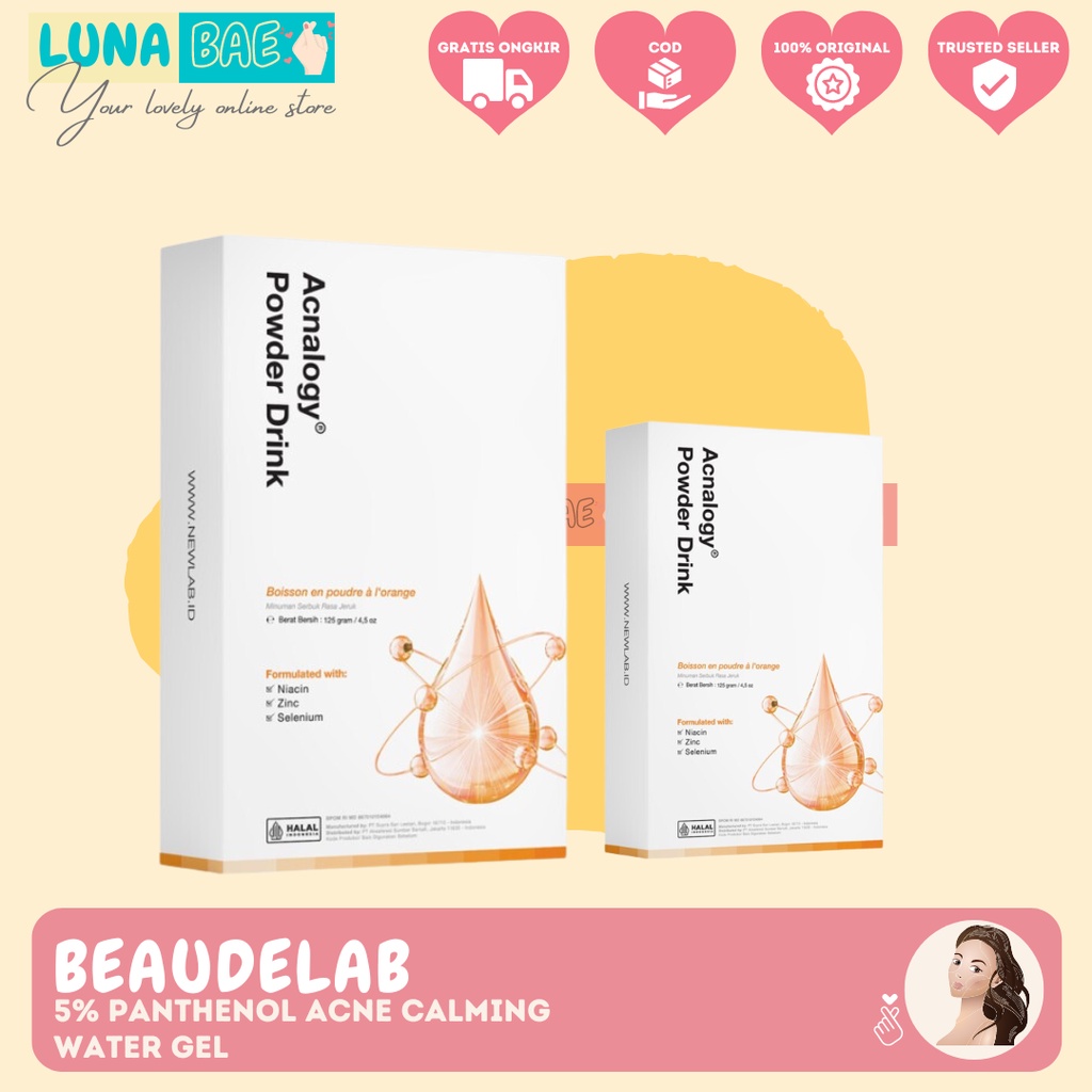 Beaudelab Acnalogy Powder Drink | BPOM | Obat Minum untuk Jerawat Minuman Antioksidan Penghilang Bek