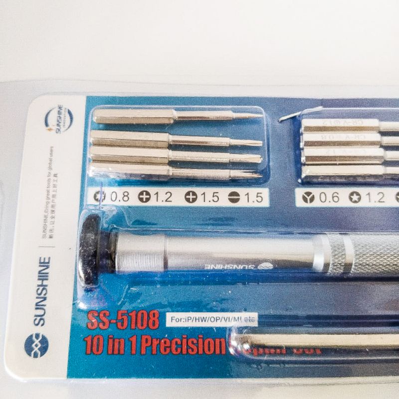 SET OBENG | Tools Obeng 10 IN 1 SUNSHINE SS 510