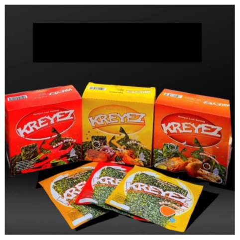 

Kreyez Rumput Laut 1 Box isi 12 pcs x @4gr