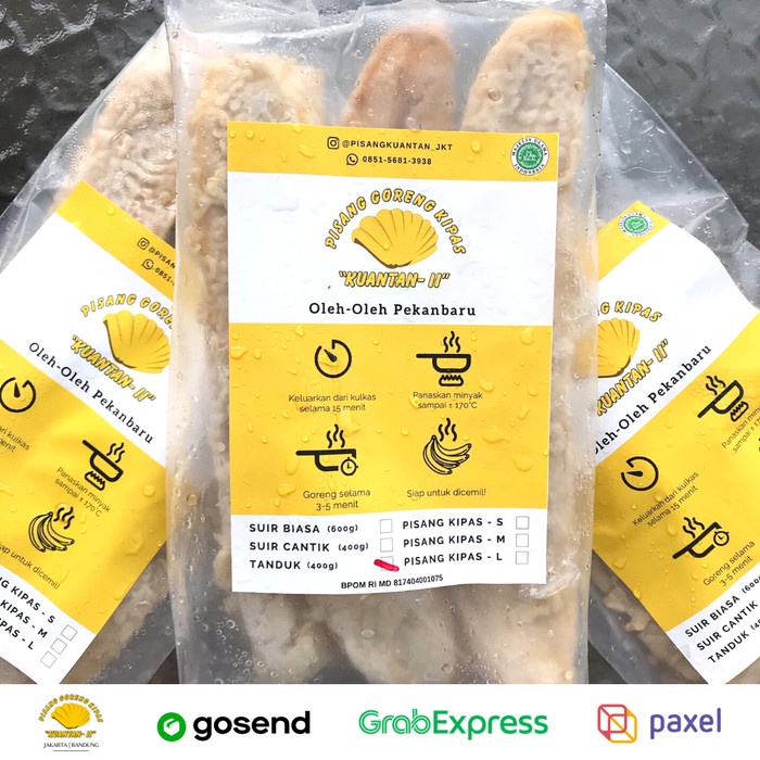 

✨Ready Stok✨ - Pisang Tanduk Frozen 400gr | Pisang Kuantan II Oleh-Oleh Pekanbaru