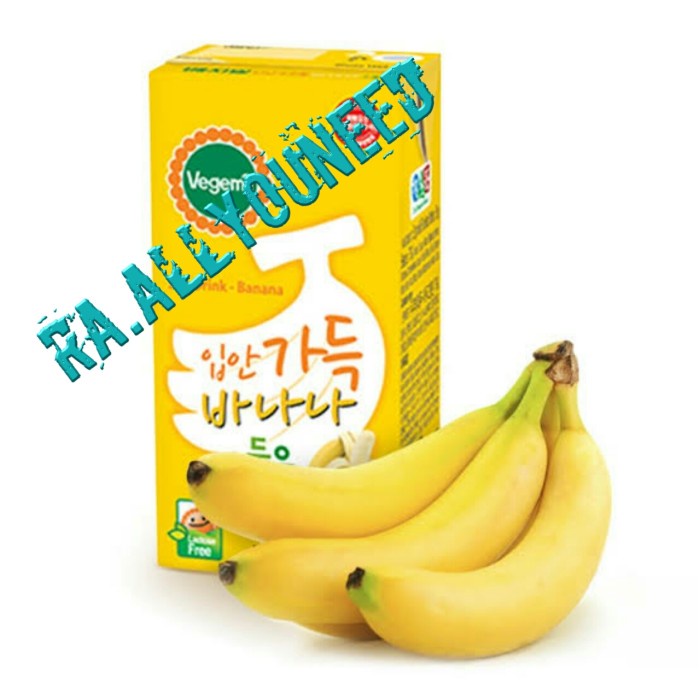 

Vegemil Banana Soymilk 190ML minuman korea
