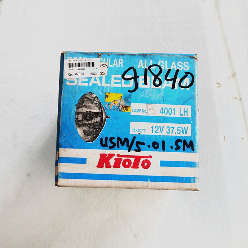 SEALED BEAM 12V / 37,5W LAMP NO 4001 LH