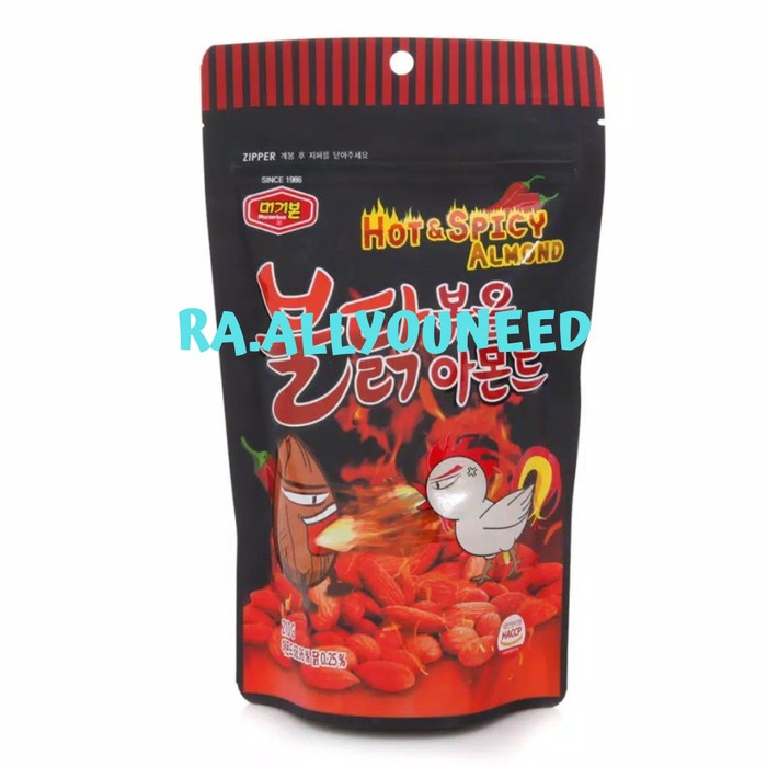 

Hot And Spicy Chicken Almond/Kacang Almond Pedas Rasa Ayam 210gr