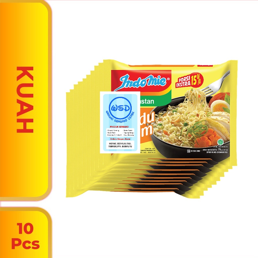 

10 Pcs - Indomie Kuah Kaldu Ayam