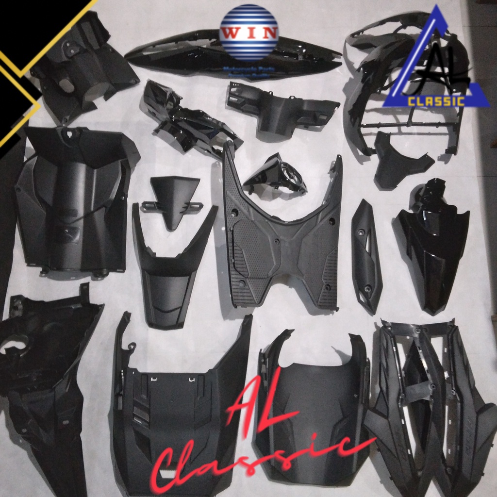 Full Body Beat Street / ESP K81 2016 2017 2018 2019 Hitam WIN | complete set bodi kasar halus motor 