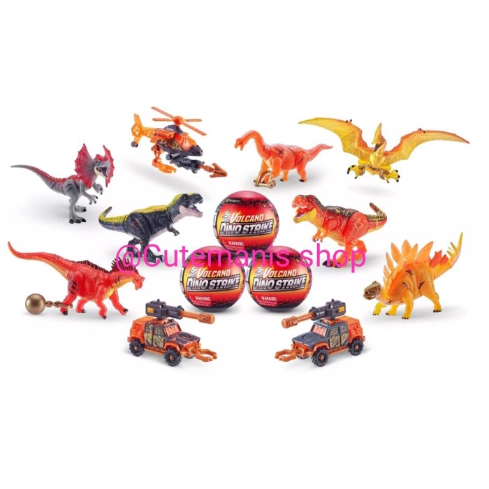 Zuru 5 Surprise Volcano Dino Strike Series 4