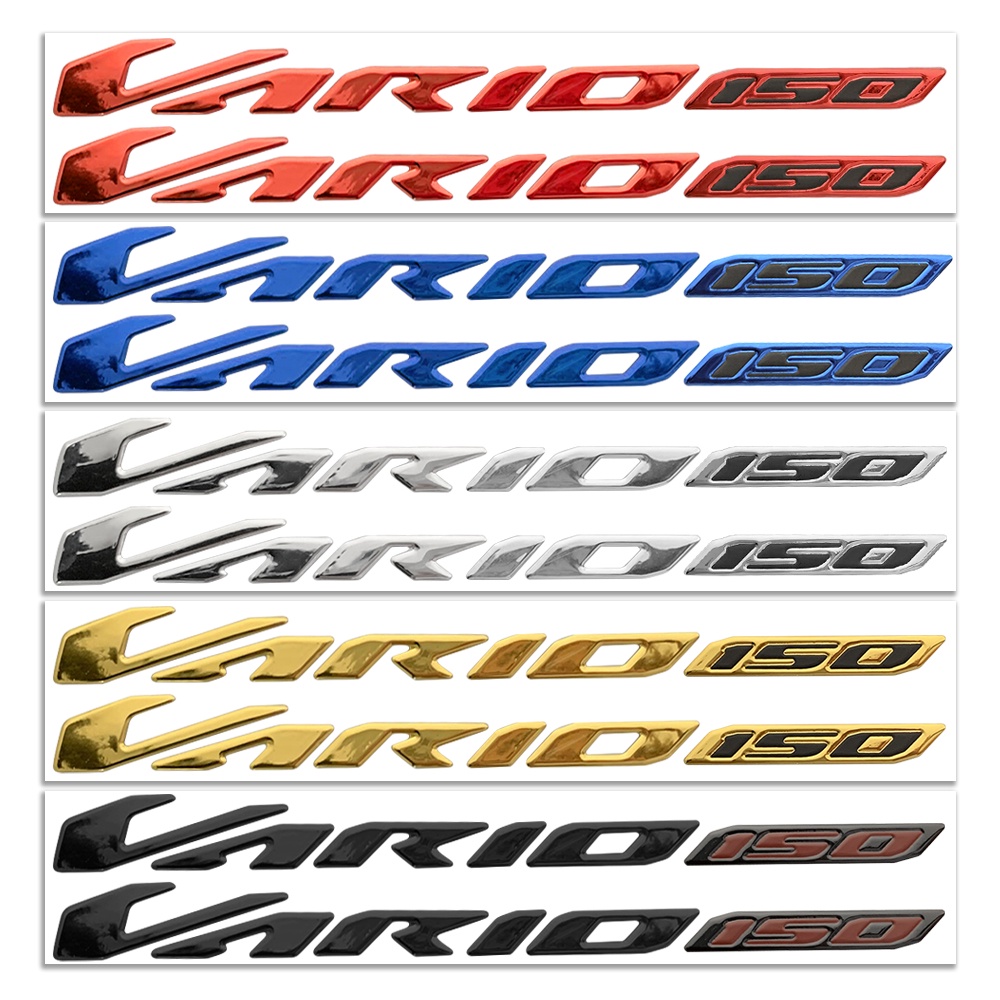 Motor Honda Vario Stiker Scooter Fuel Tank Pad Emblem Lem Lembut Decal Untuk Honda Vario125 150 Vario125 Vario150 Dekorasi