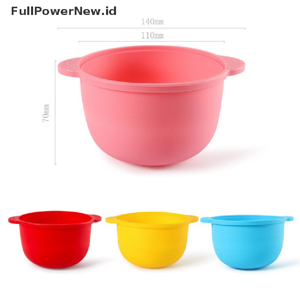 Power 1pcs Wax Warmer Silicone Mangkok Penghilang Bulu Wax Pengganti Panci Silicone Bowls ID
