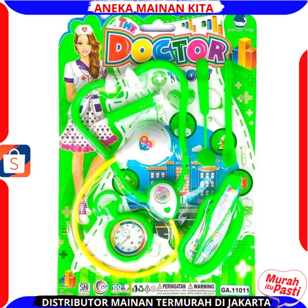 Mainan Anak Dokter Dokteran Set Ga 11011 Mainan Edukasi anak Perempuan / Anak Laki Laki SNI Murah