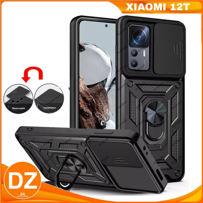 CASING XIOMI 12T HARD CASE SLIDE CAMERA PROTECTION COVER ARMOR