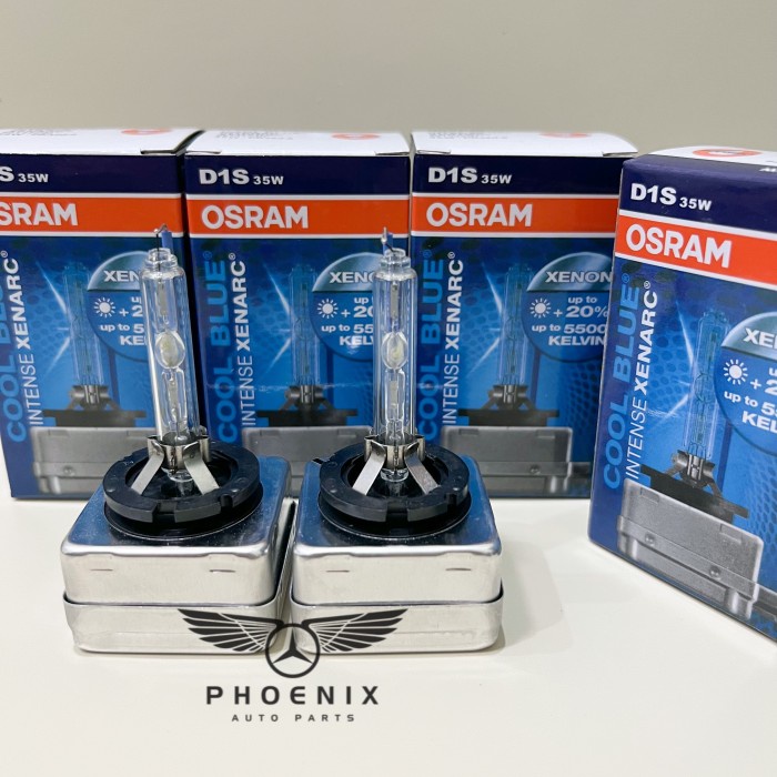 BOHLAMP LAMPU OSRAM COOLBLUE D1S D2S D3S D4S D2R D4R LAMPU UTAMA OSRAM - D1S