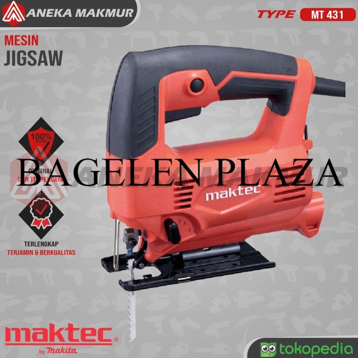 Obral Mesin Gergaji Jigsaw Maktec MT 431 450 Watt 65 MM MT431