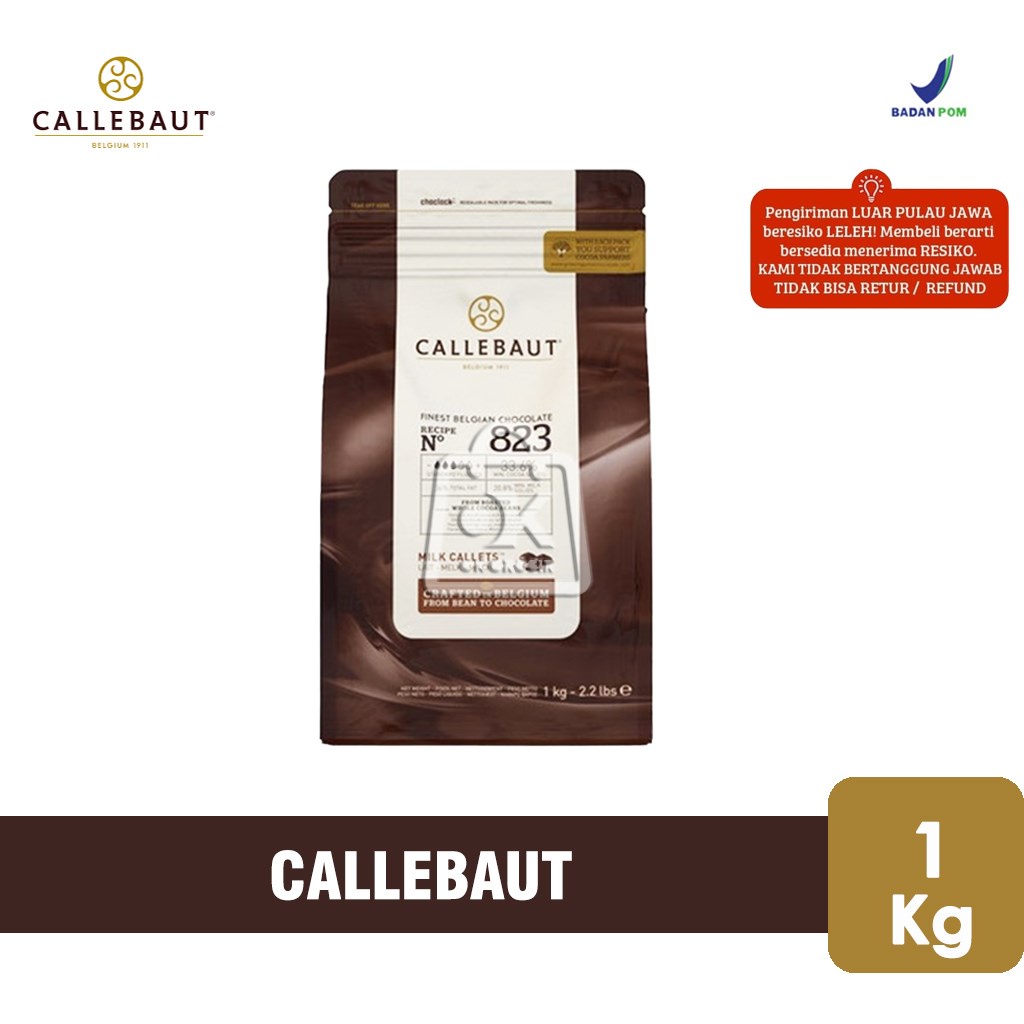 

Callebaut Milk 823 + Ice Gel (1 kg) KHUSUS GOSEND & JNE YES
