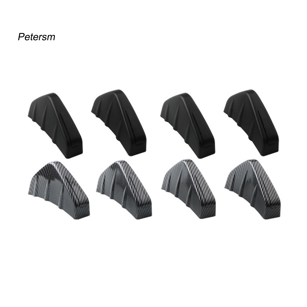 Pp 4Pcs Spoiler Belakang Mobil Tahan Air Untuk SUV Universal Car Rear Bumper Lip Splitter Performa Tinggi