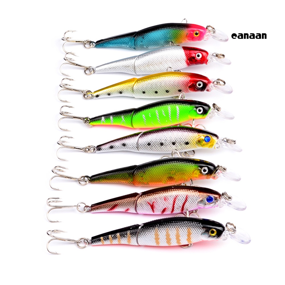 Cnn-1 Pc 2bagian Memancing Manusia Hidup Ikan Kecil Lure Umpan Buatan Keras Hook Tackle