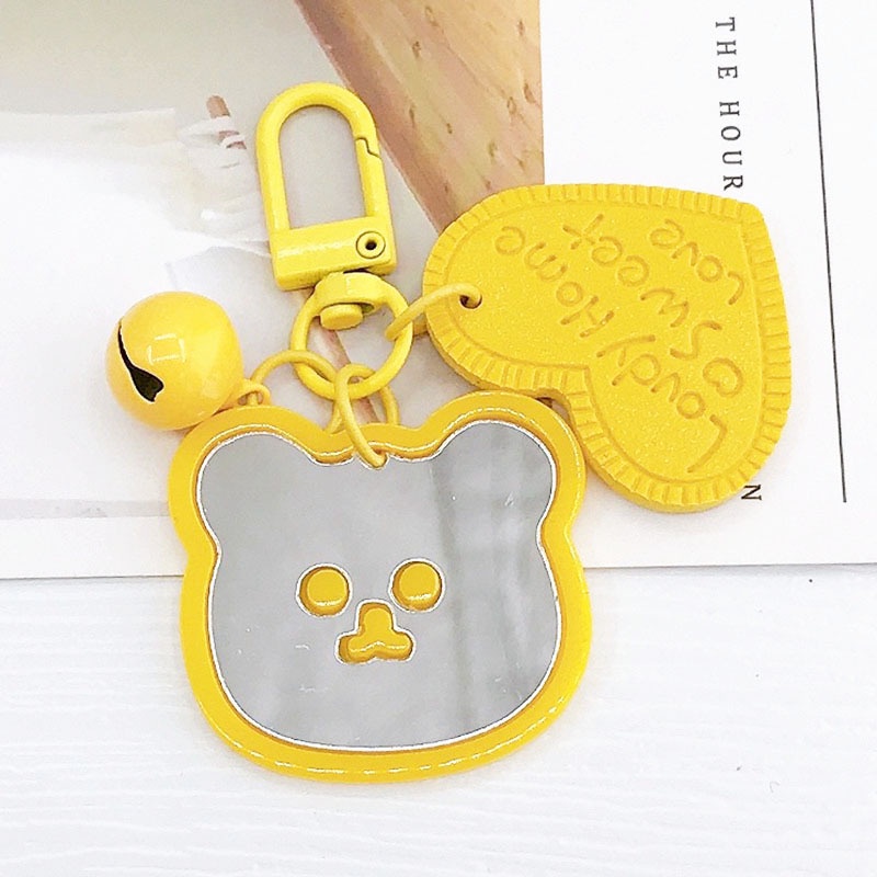 7warna Kartun Beruang Gantungan Kunci DIY Liontin Dengan Kait Untuk Airpods1 2 3 PRO 2 4 6 PRO2 PRO4 PRO6 i12 i13 PRO Inpods 12 13 Bluetooth Earphone Case TWS Cover Bag