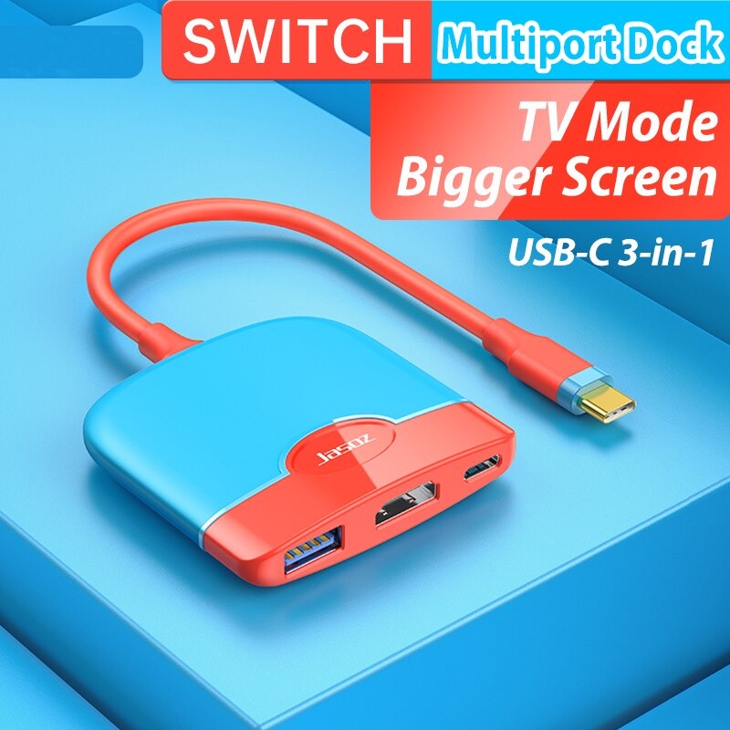 Kabel Adaptor USB Type C ke USB 3.0 HDMI PD Charging H106