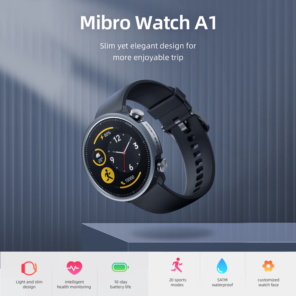 Mibro A1 Air Smartwatch Sport Waterproof Watch Full HD Watch Face