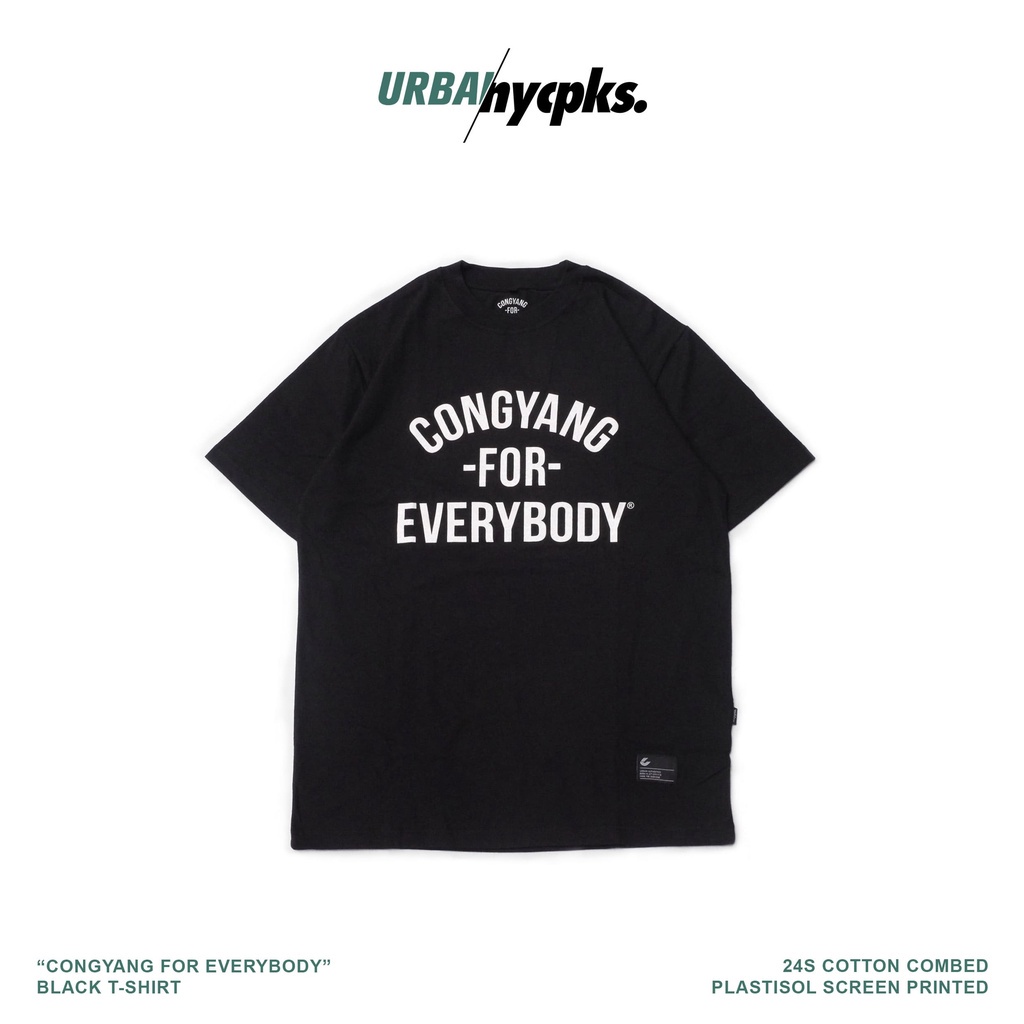 [COD] Hornycupcakes X Urbain - Congyang For Everybody Black T-shirt /