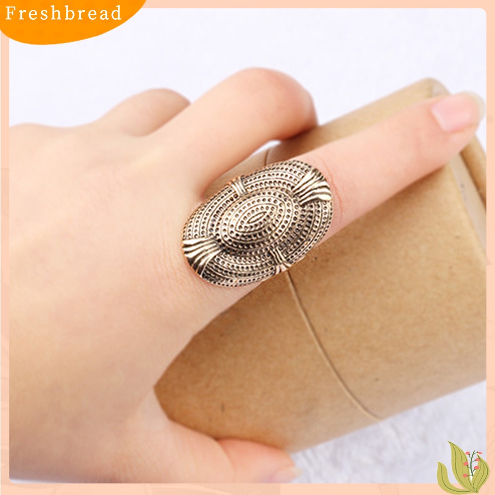 &lt; Freshbread &gt; Kreatif Berlebihan Mesh Desain Lubang Paduan Jari Cincin Pria Wanita Perhiasan Hadiah