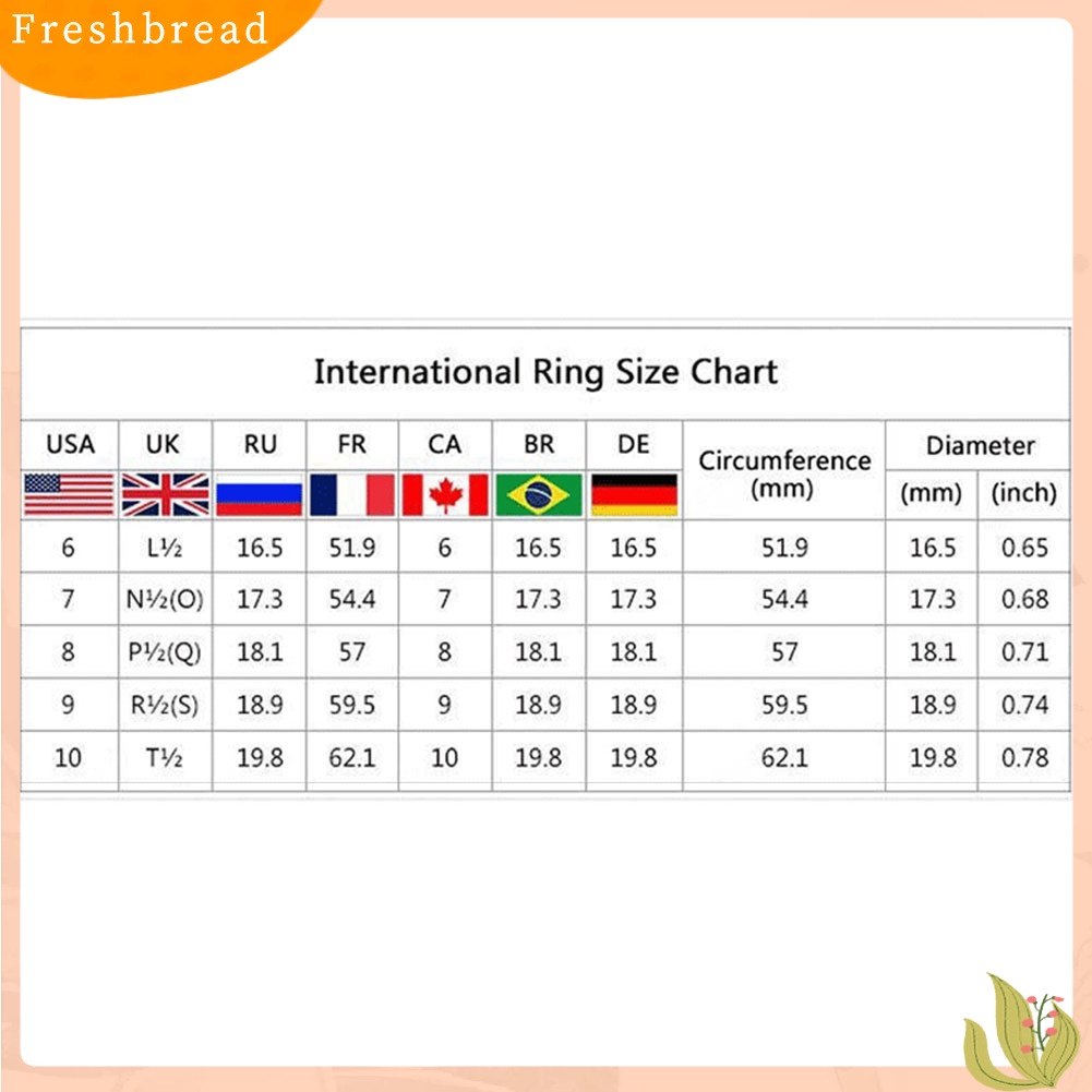 &lt; Freshbread &gt; Wanita Elegan Penuh Berlian Imitasi Bertatahkan Jari Cincin Pernikahan Pertunangan Perhiasan Hadiah