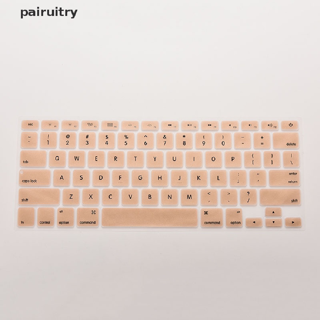Prt Case Penutup Kulit Keyboard Bahan Silikon Untuk Macbook Air Pro 13 &quot;15&quot; 17inci PRT