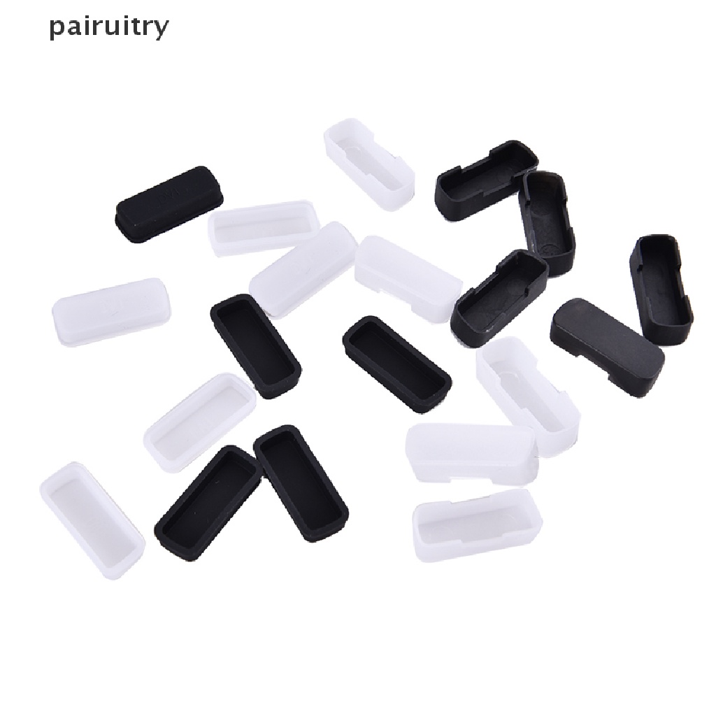 Prt 5pcs Cover Pelindung Penutup Karet Tutup Debu Untuk Komputer DVI Konektor PRT