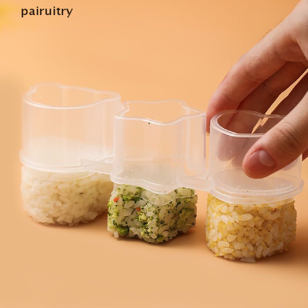 Prt 1Pc Bentuk Kartun Rice Ball Set Cetakan Sushi Bento Stamper Aksesoris Dapur PRT