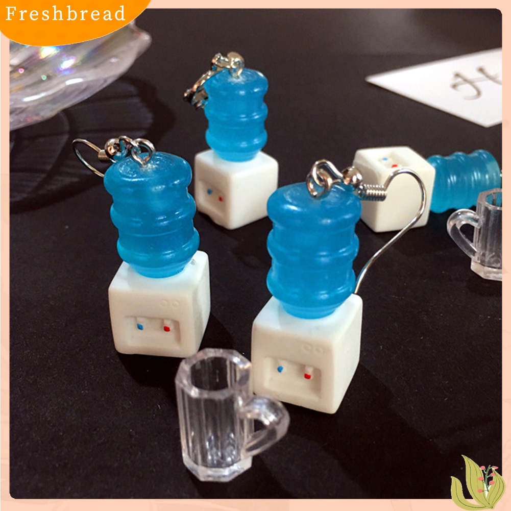 &lt; Freshbread &gt; Lucu Wanita Bathtub Closestool Dispenser Air Menjuntai Kait Anting Perhiasan Hadiah