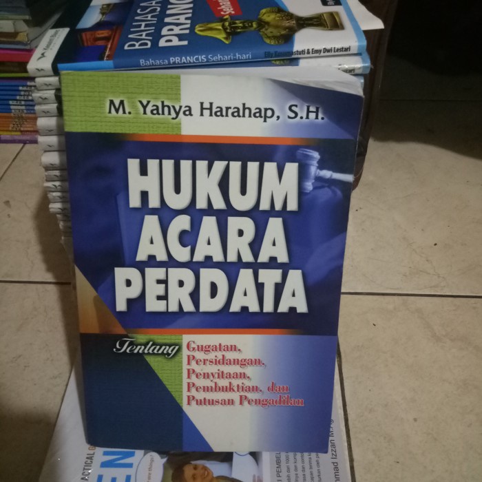 ORI MULUS BUKU HUKUM ACARA PERDATA BY M. YAHYA HARAHAP, S.H