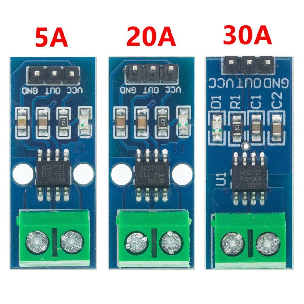 Populer 2pcs Hall Sensor Arus Tahan Lama DIY Kit Kualitas Tinggi 5A 20A 30A