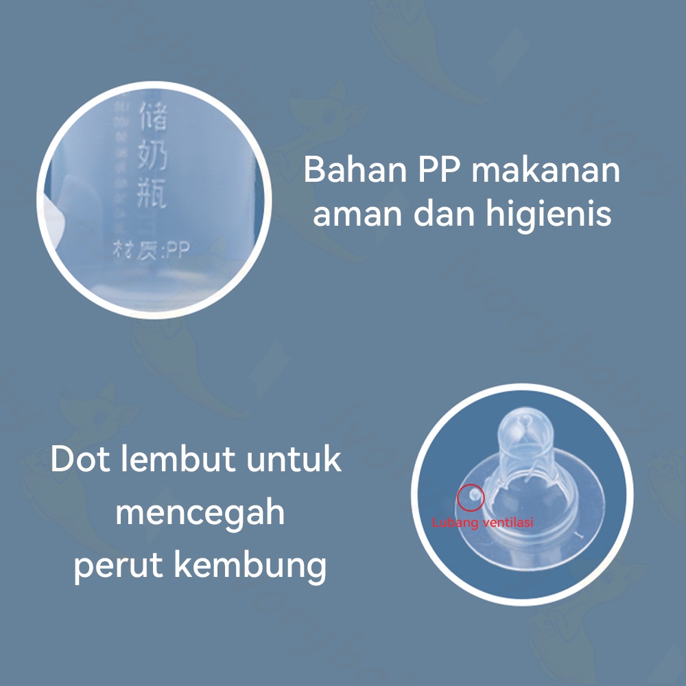 Ivorybaby Botol susu sekali pakai portabel Disposable bottle Steri bottle BPA Free